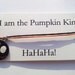 Nightmare Before Christmas, I am the Pumpkin King friendship bracelet on waxed cotton cord