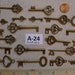 24 Replica Skeleton Keys A-24