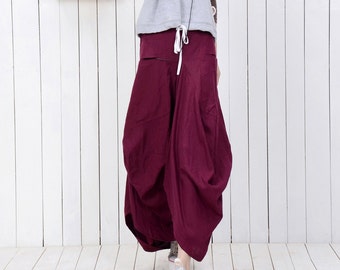 Vivo Ponte Maxi A-Line Skirt - Raspberry