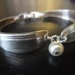 Handmade silverware bracelet
