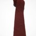 Vintage Men's Wine Maroon Knit Flat Bottom Necktie