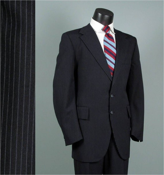Vintage Pinstripe Suit 5