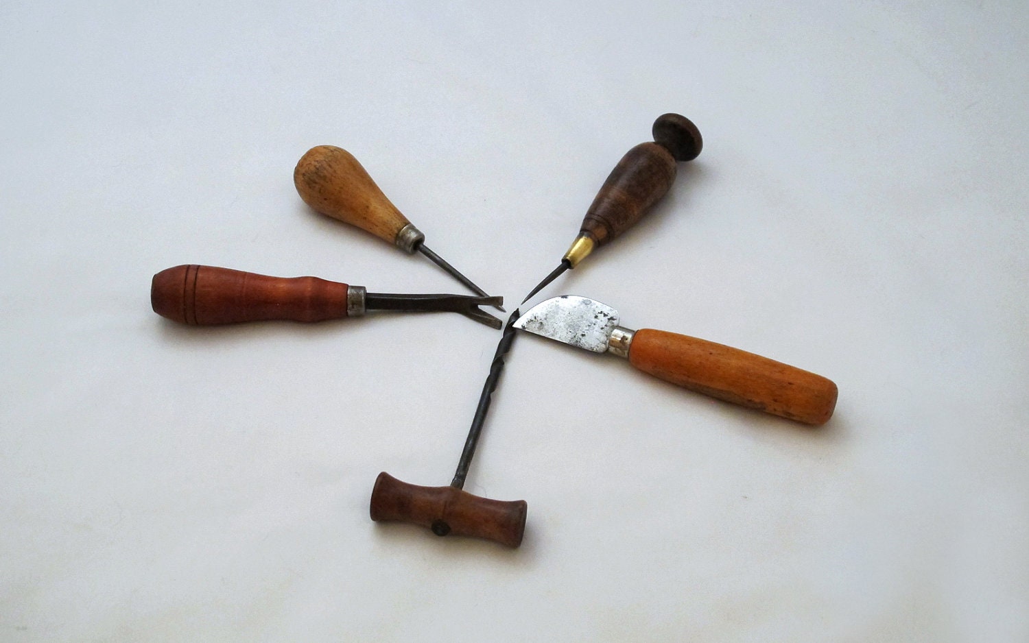 Vintage hand tools / Hand tools / leather tools