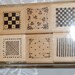 Reserved for Lisa - Do Not Buy - QUILT BLOCKS - DOTS Rubber Stamps 6 Piece Set - Quilt Blocks - Scrapbooking Card Making Paper Crafts