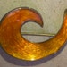 Vintage Norway Ivar T. Holt Silver Brooch Guilloche Enamel Brooch / Pin