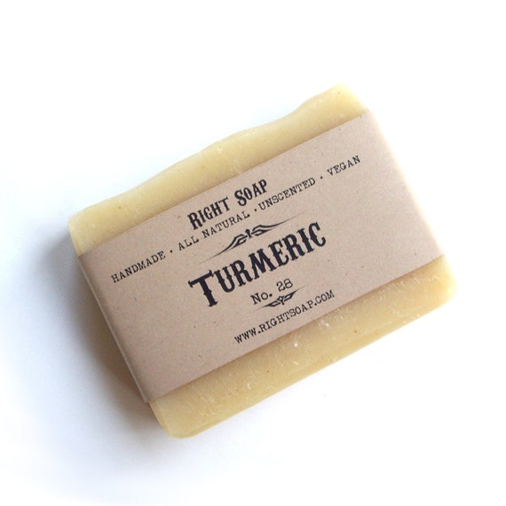 Turmeric soap All Natural Soap Vegan Soap Unscented Soap