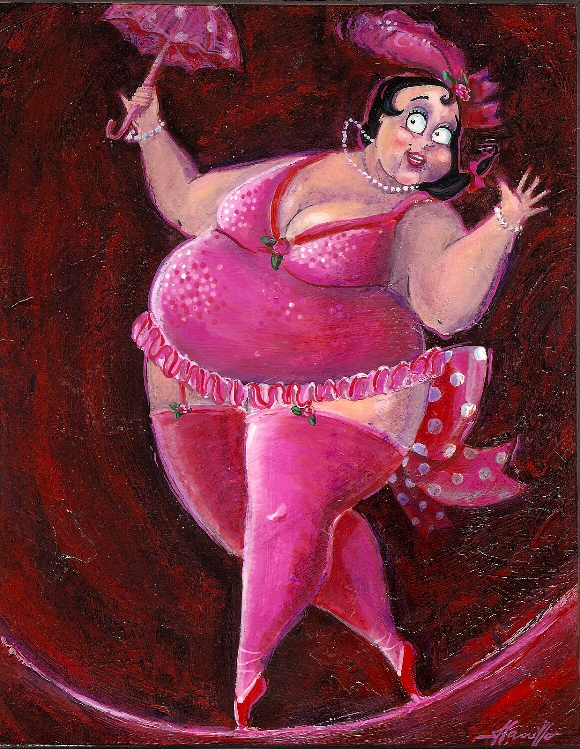 Jeanne Lorioz картины толстушек
