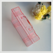 Vintage looking rare pink perspex nostalgic mini suitcase box