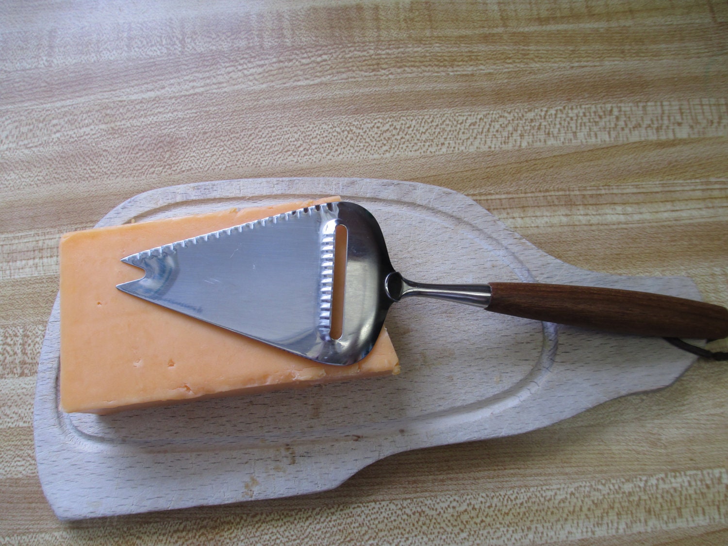 Cheese Plane Slicer from Norway Stainless Steel Walnut