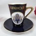 Rare 1950s Vintage Fred Harvey Syracuse China Kungsholm Demitasse Teacup and Saucer