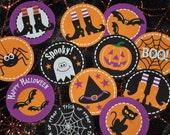 Halloween pdf printable cupcake topper or treat bag / treat box tags INSTANT DOWNLOAD Il_170x135