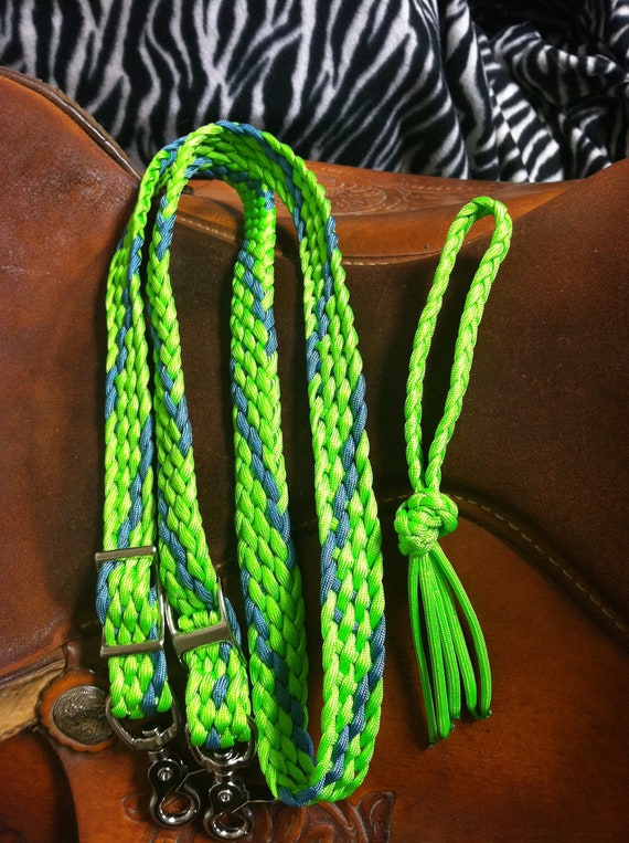 Items similar to Hand braided tie down strap and tie down keeper horse ...