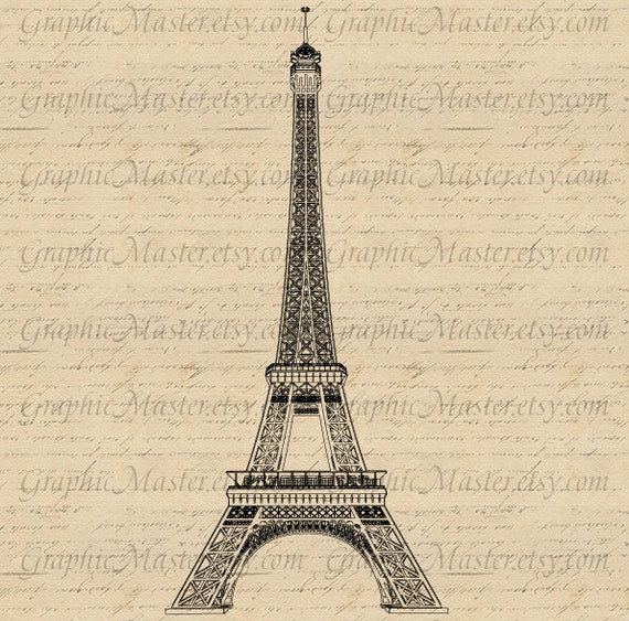 Eiffel Tower Paris PNG JPEG French Graphics Digital Image