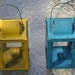 Pair of vintage lanterns - candle holders