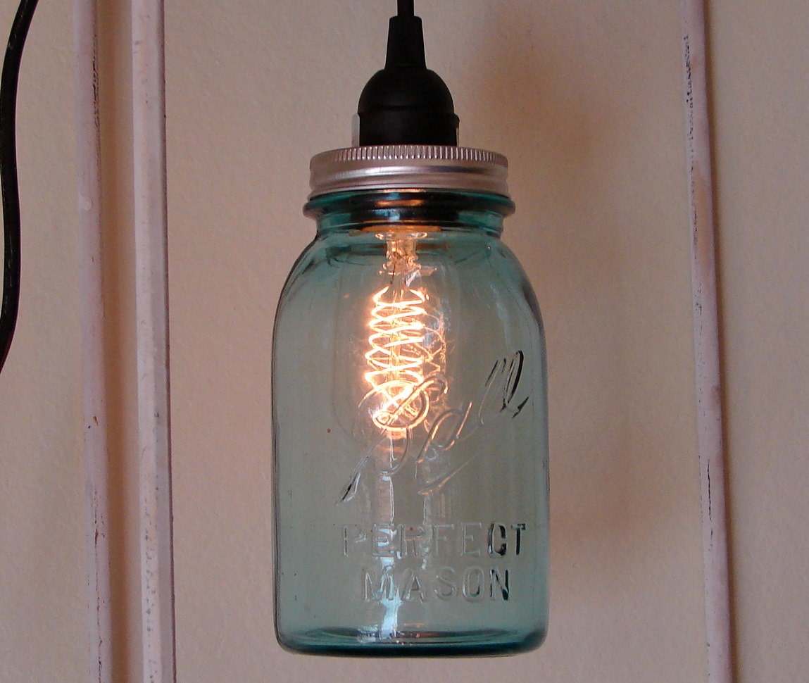 Mason Jar Pendant Lamp Kit-DIY-Standard Size