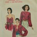 1970s Blouse & Camisole Vogue Pattern 8267 Size 12 Bust 34"