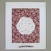 Beach Wall Decor - Nautical Knot - Red Coral - Coastal