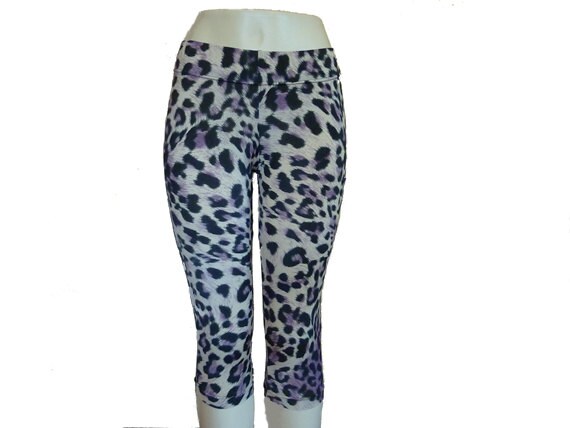 Leopard print crop leggings print leggings workout wear