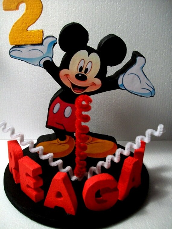mickey mouse cake topper figurines