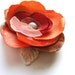 Mother in law brooch, amazing flower leaf, autumn colors, vintage wedding