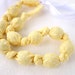 Fabric Necklace, Chomping, Teething, Nursing Necklace - Yellow Dots