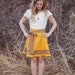 Mustard Yellow Skirt