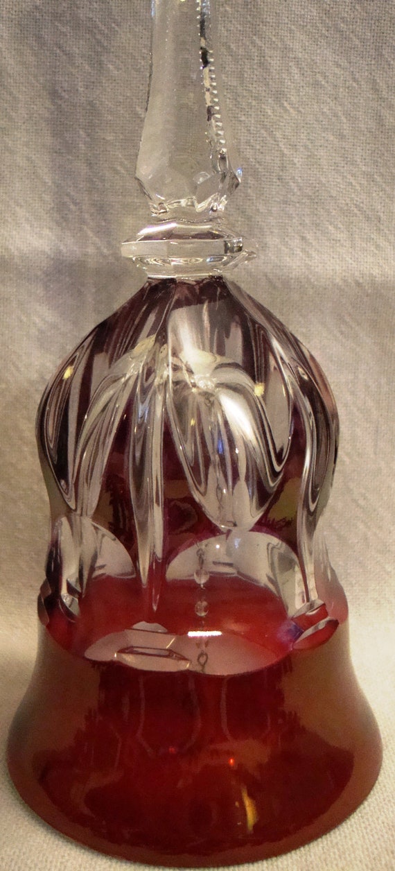 Amazing 24 Lead Crystal Bell Vintage Echt by JnKVentures on Etsy
