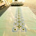 Vintage Danish Hand Embroidered Hardanger Linen TableCloth