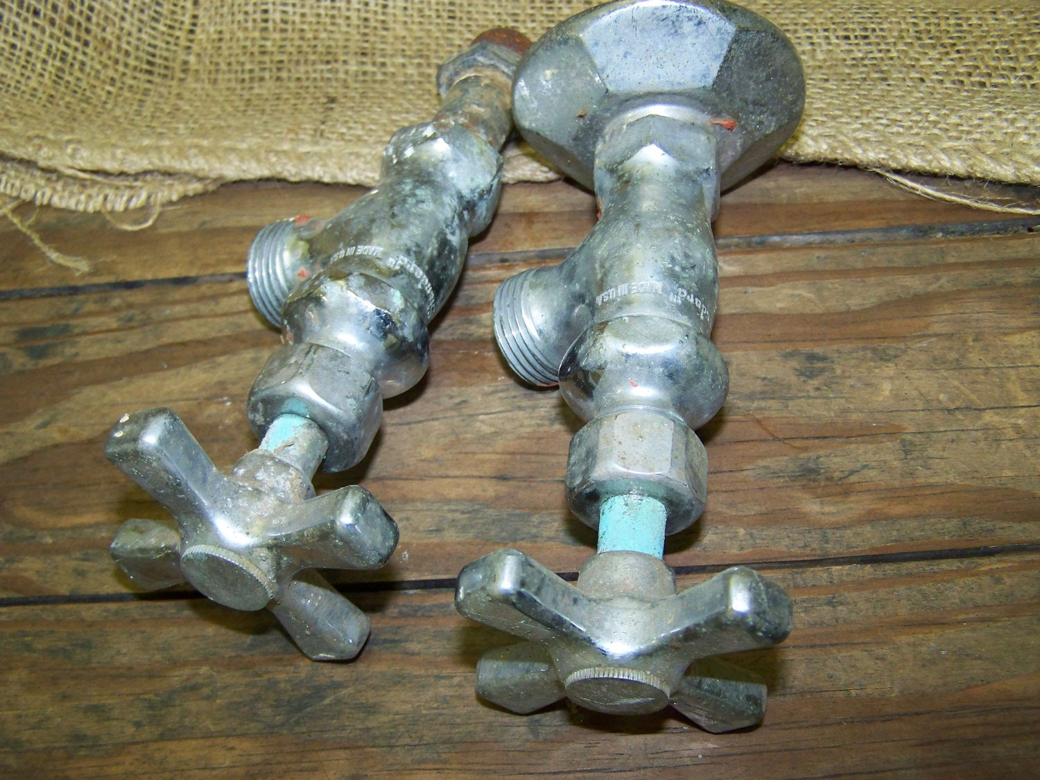 Vintage Chrome Faucets Vintage Plumbing Parts Metal Faucets