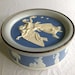 Vintage WEDGEWOOD Style Grecian Inspired Fruitcake Tin by Guildcraft
