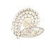 Large Vintage Rhinestone Brooch 1950s