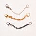 Necklace Extenders Silver, Gold, Grey (Gift Idea)