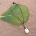 Black Hemp Necklace with White Cowry Shell