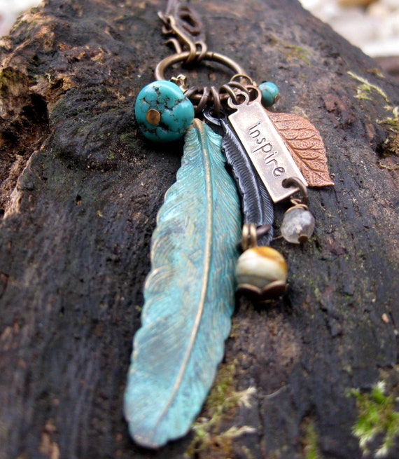 feather necklace verdigris patina necklace feather necklace feather necklace verdigris patina necklace feather necklace