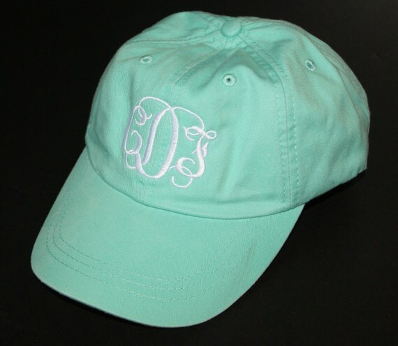Items similar to Monogrammed Baseball Cap for LADIES by Mad about Monograms - Choose from 20 ...