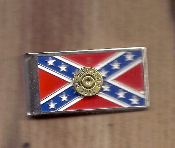 Money clip Rebel flag Confederate Flag-gun shot by AnnieGetUGun