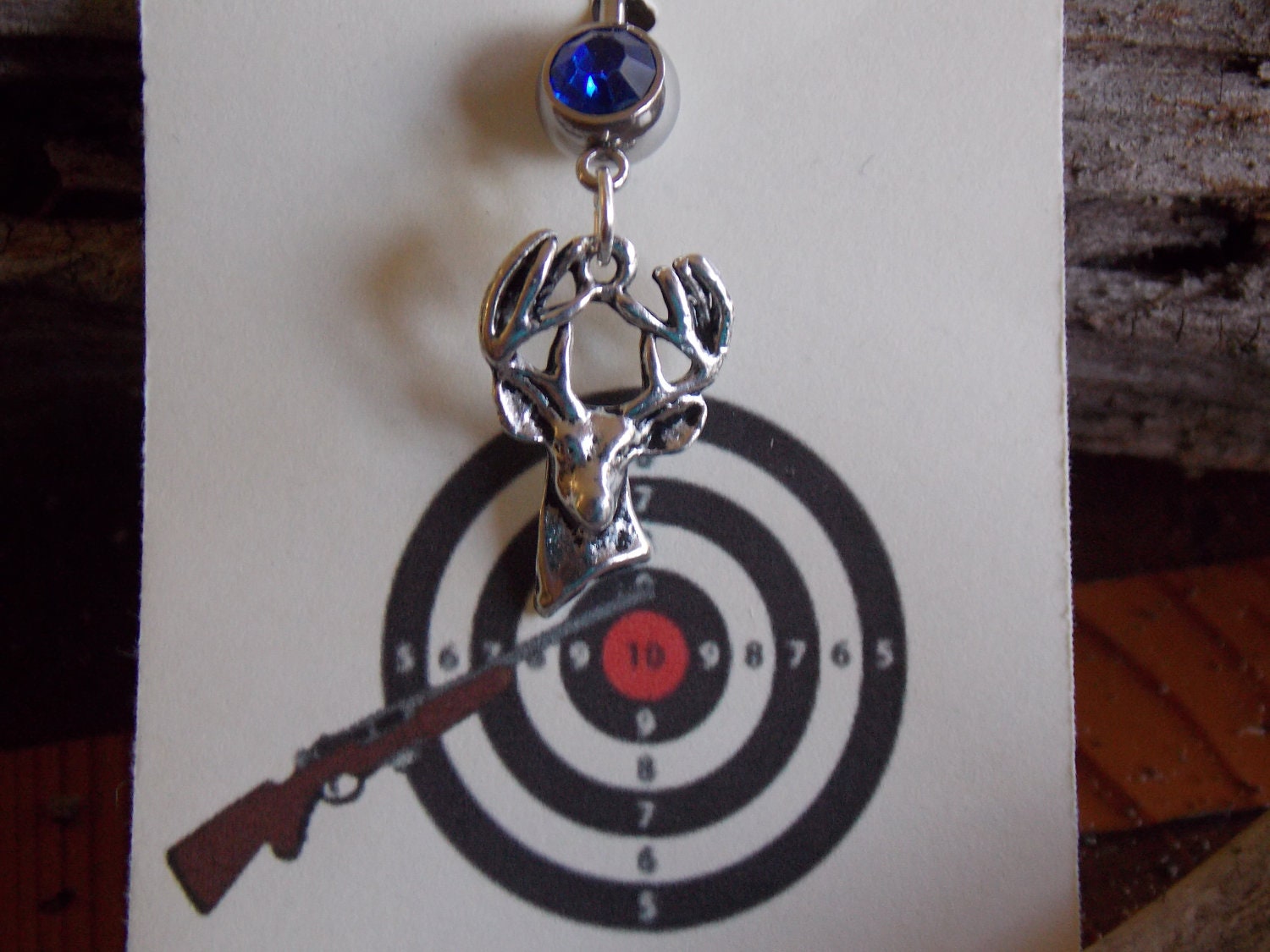 Jewelry Navel ring belly rings Shotgun shell by AnnieGetUGun