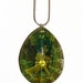 Absinthe fairy chandelier crystal silver necklace