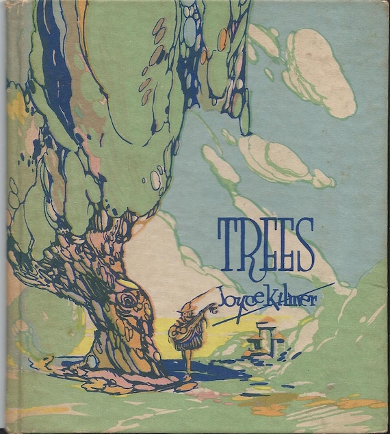 Trees by Joyce Kilmer a gift book 12 pages by Buzza company