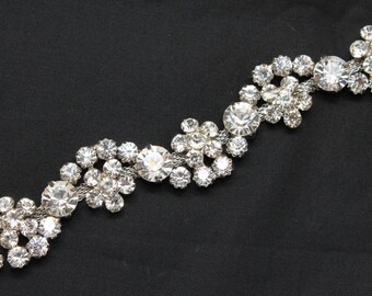 LG-368 fashion bridal costume applique diamante by FashionSenseCo