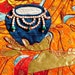 RESERVED Buddha Shakyamuni silk applique thangka
