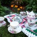 Mix Matched Mad Hatter Tea Party Set Picnic Alice in Wonderland