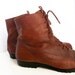 Vintage Leather Boots in Brown 9