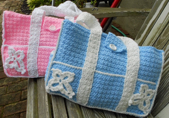 Crochet butterfly diaper bag CLEARANCE SALE