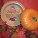 Ceramic Pie Dish with Pumpkin Cover - For Kitchen Use and Fall Home Decor