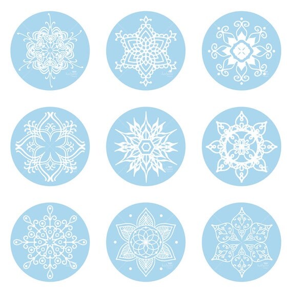 Printable Snowflake Ornament Template