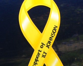 Personalized In Memory ribbon by TimeWellSpentCrafts on Etsy