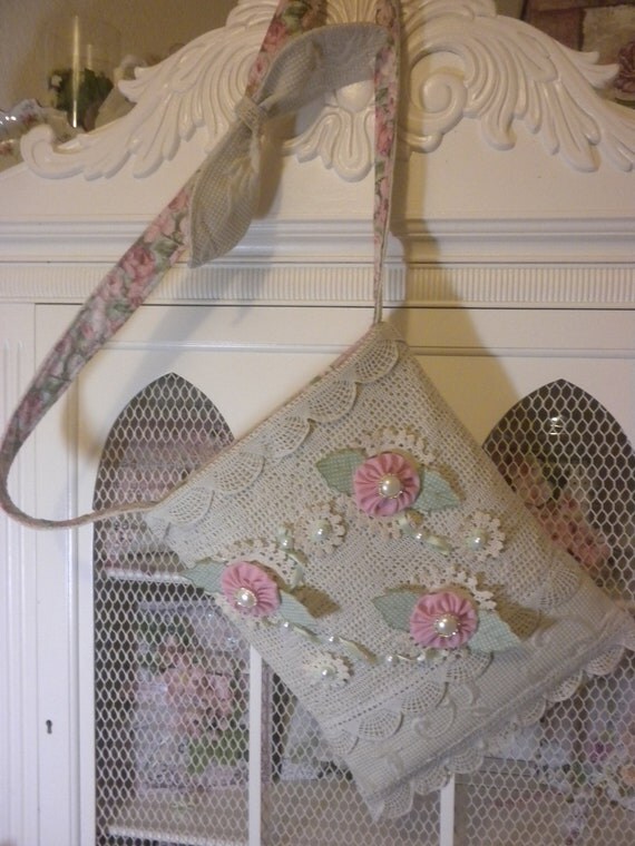 shabby chic handbag vintage doilies by touchograce on etsy shabby chic handbag vintage doilies by touchograce on etsy