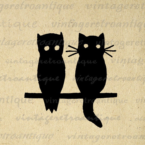 cat clip art etsy - photo #40