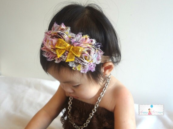 Baby Headband Pink Camo Duo Shabby Girl Baby Headband Pink Camo Duo Shabby Girl